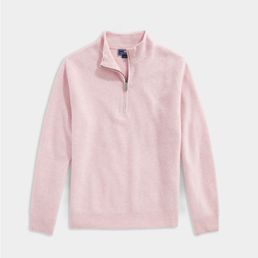 New Men's Cat Cay Cashmere Quarter-Zip (Size: Medium)